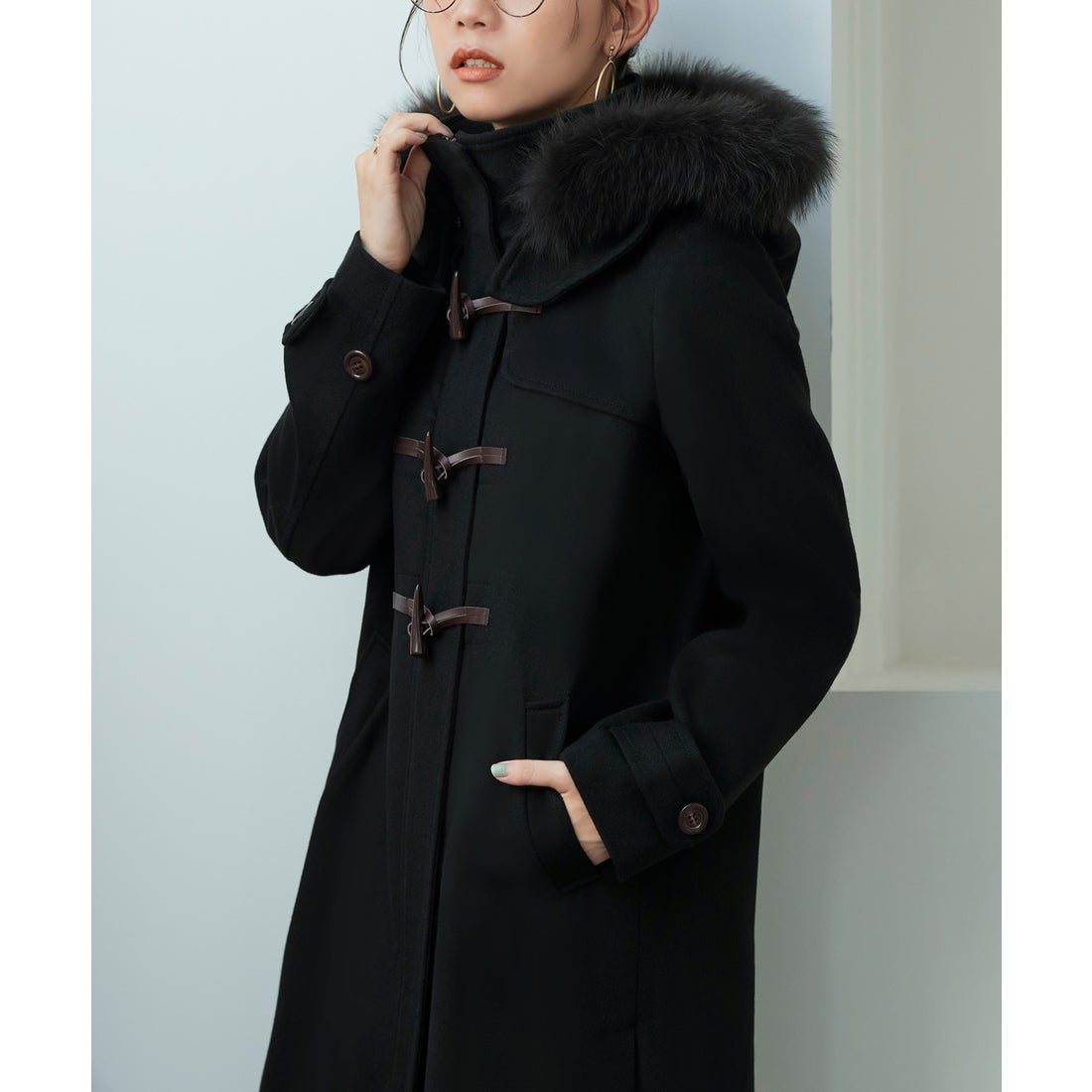 ルイルエブティック RUIRUE BOUTIQUE Super120'sウール フォックス