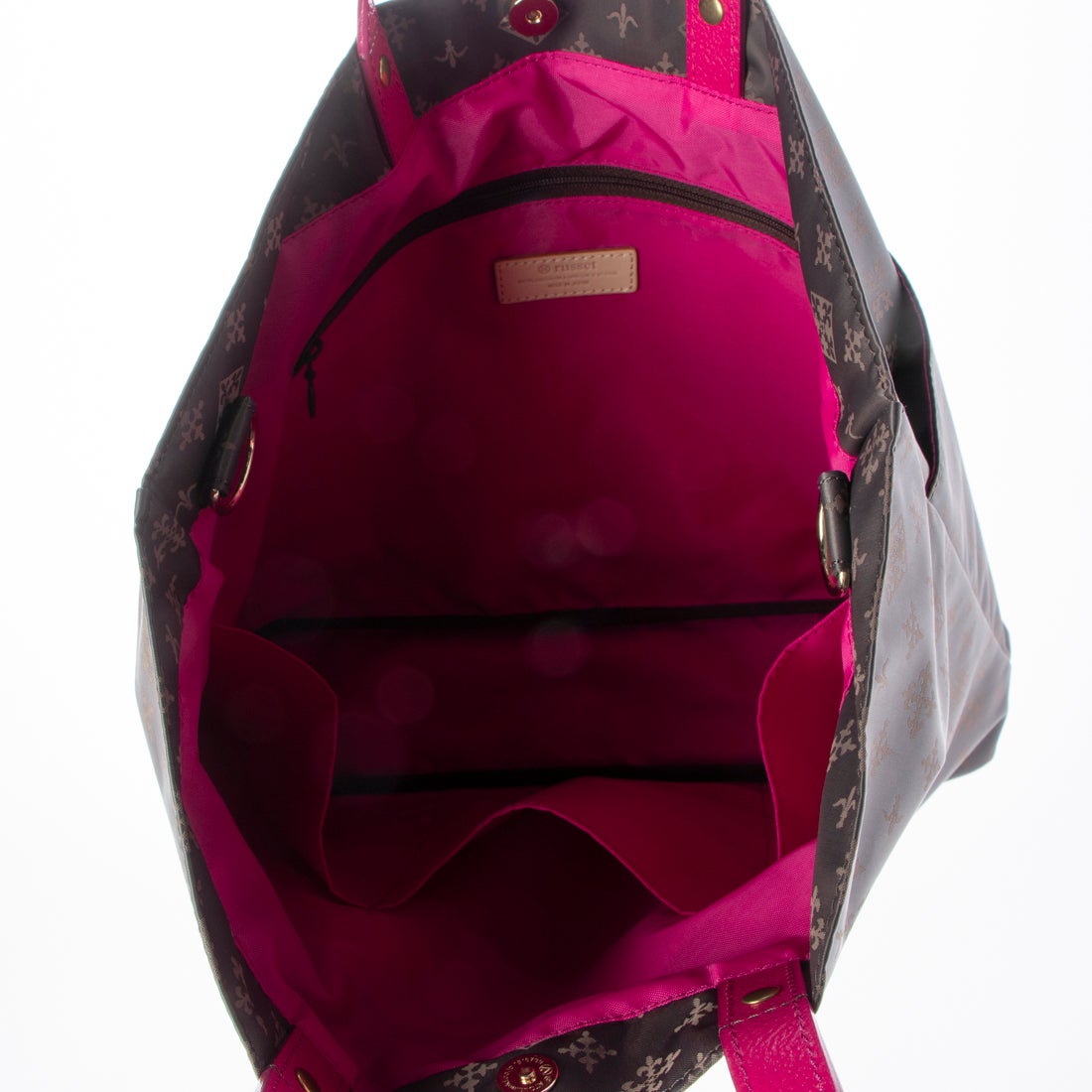 ラシット russet 2WAYハンドルトート(Zー002ーOUT) （Gray/Pink
