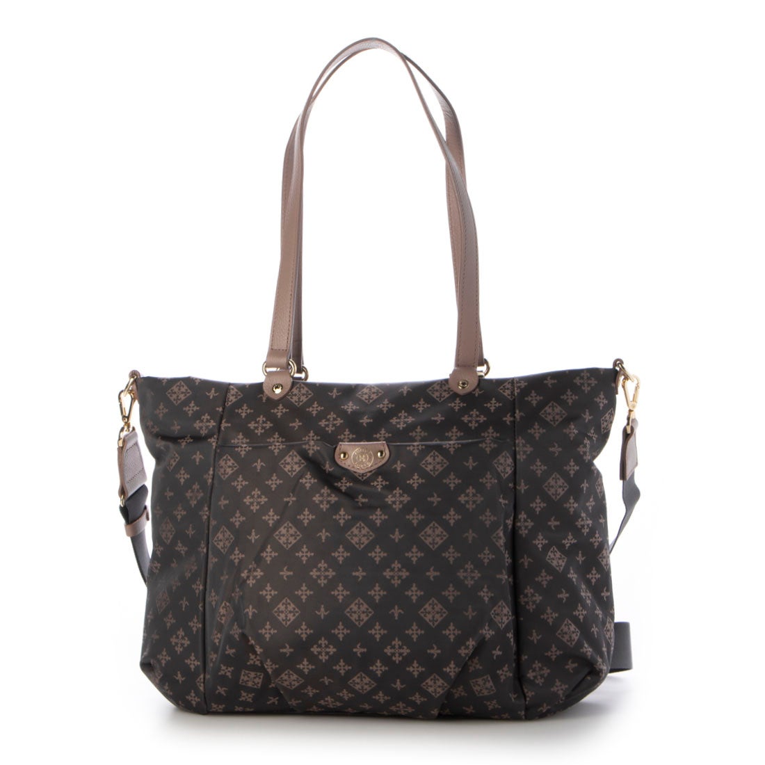 ラシット russet 2WAYビッグトートバッグ(CEー010ーOUT) （Gray/Pink