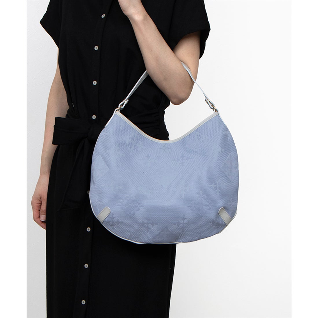 ラシット russet 刺し子ワンショルダーバッグ(CEー1479) （Kinari