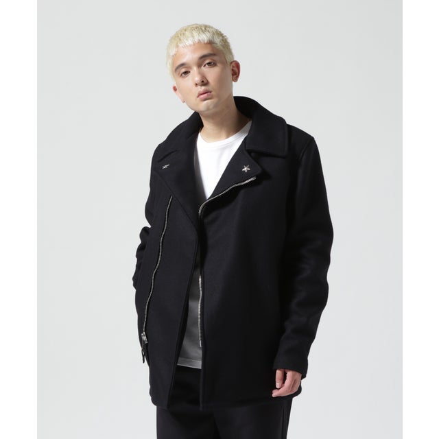 ショット Schott 766US MELTON ZIP UP P－COAT/メルトン ジップアップ