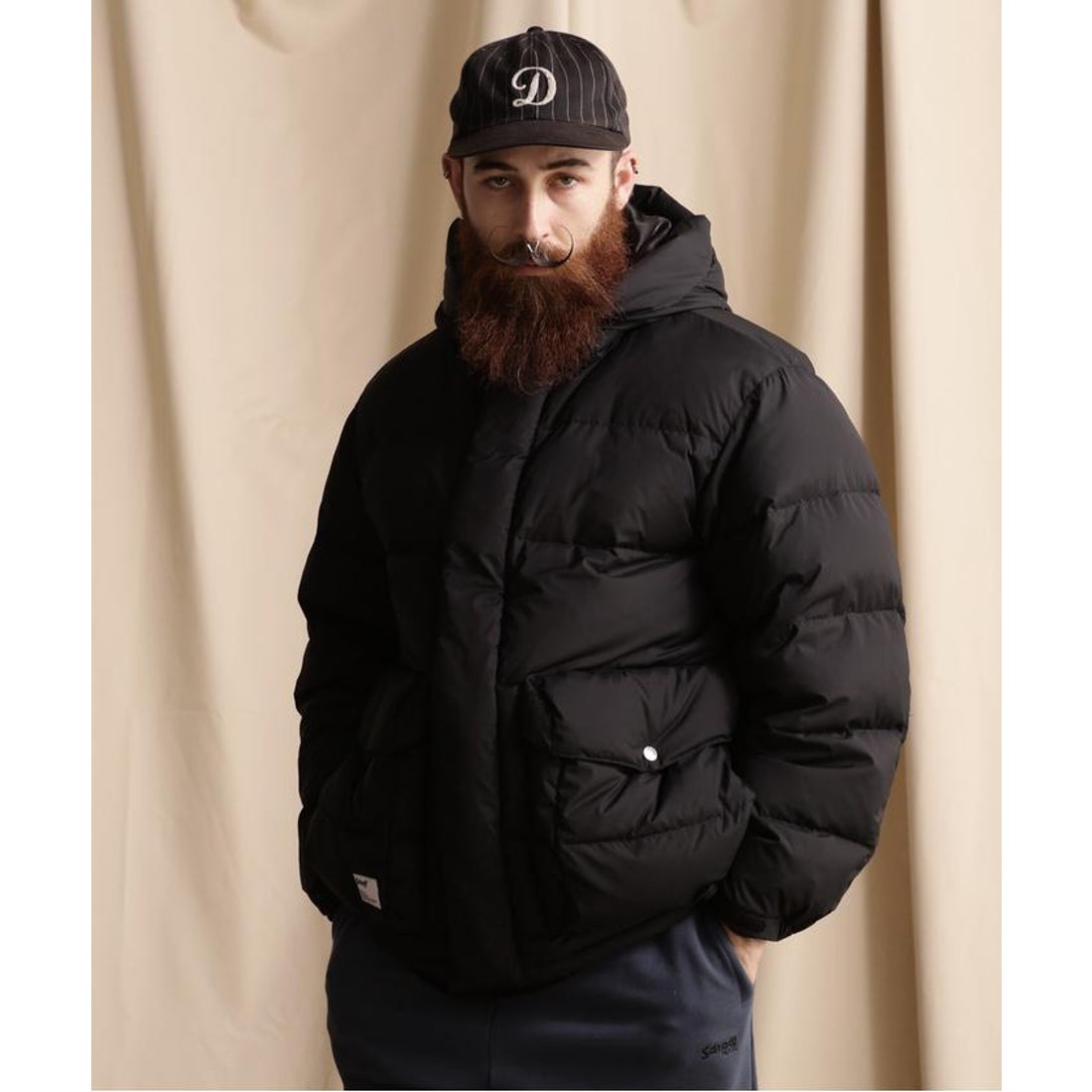 ショット Schott TOP TIRE HOODED DOWN JACKET/トップティア フード