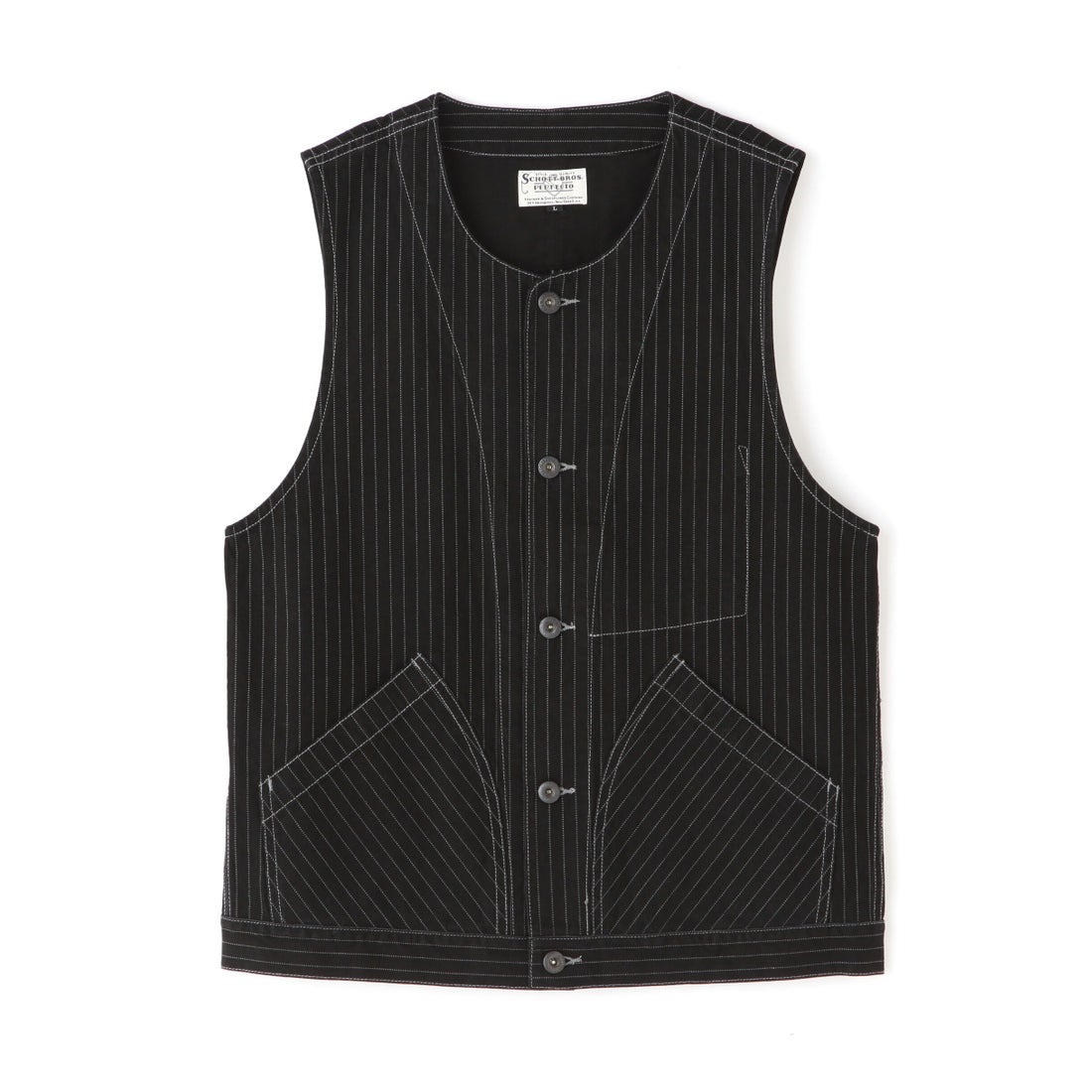ショット Schott OLD HICKORY DENIM VEST/オールドヒッコリーデニム