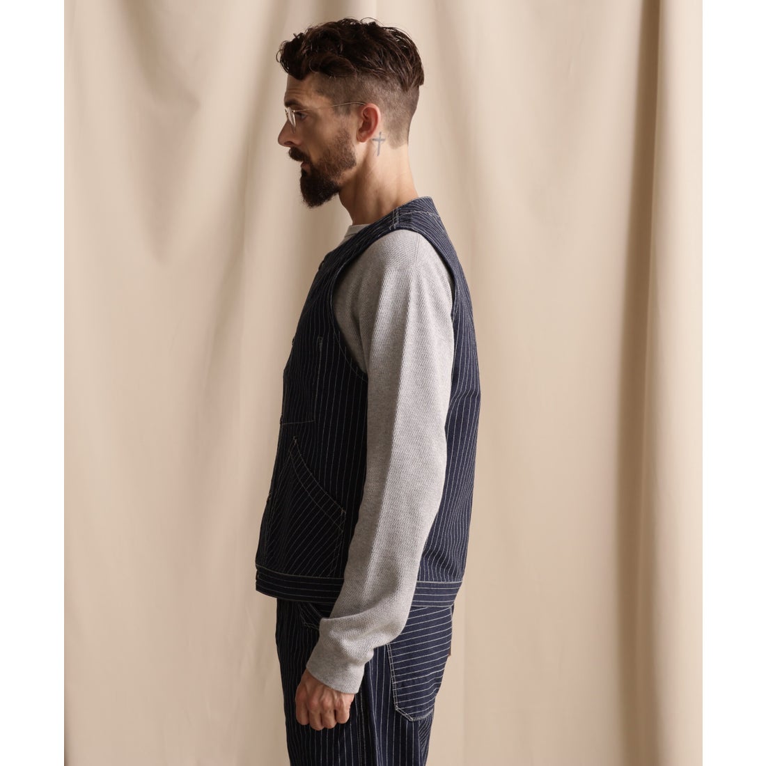 ショット Schott OLD HICKORY DENIM VEST/オールドヒッコリーデニム