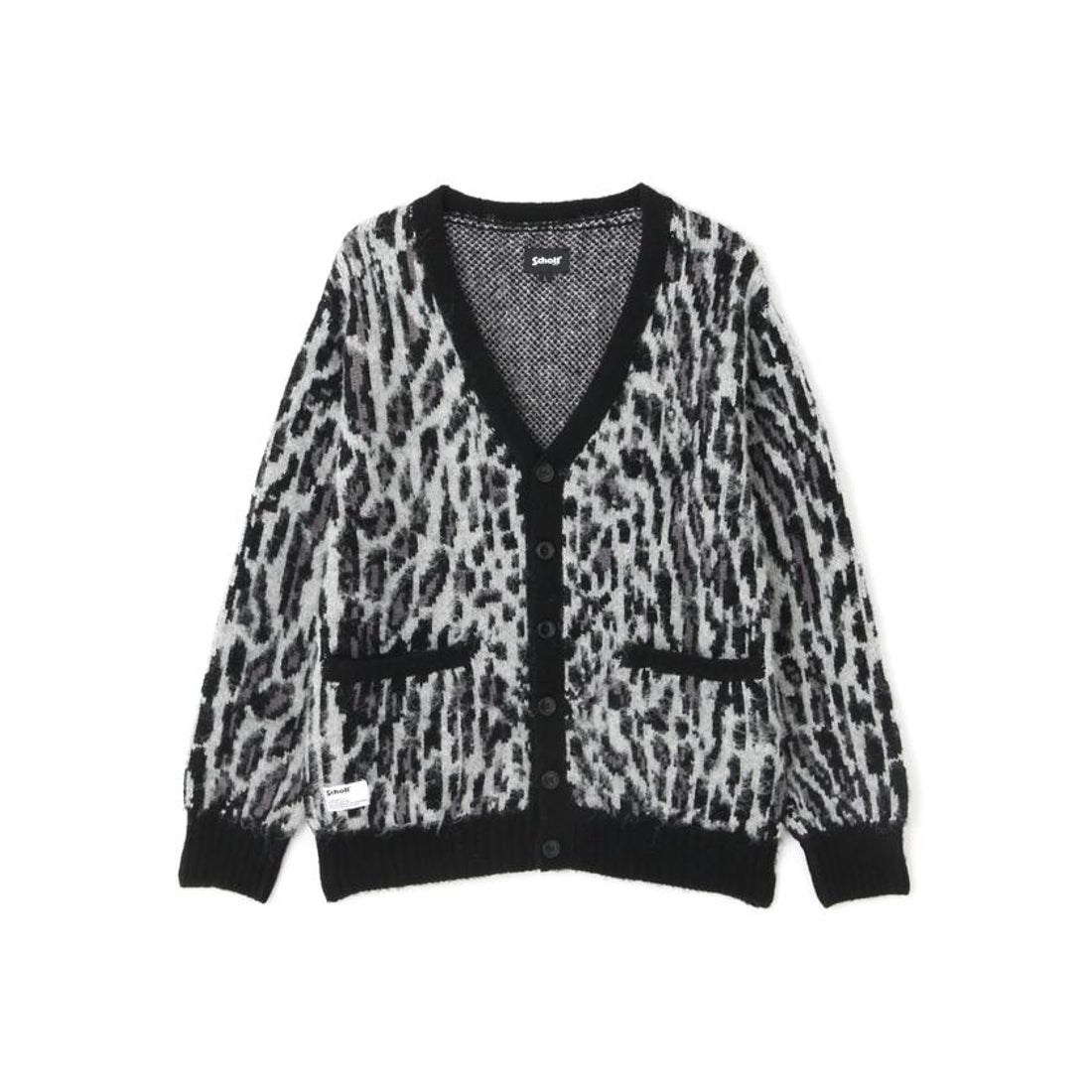 ショット Schott SHAGGY KNIT LEOPARD/シャギーニット レオパード