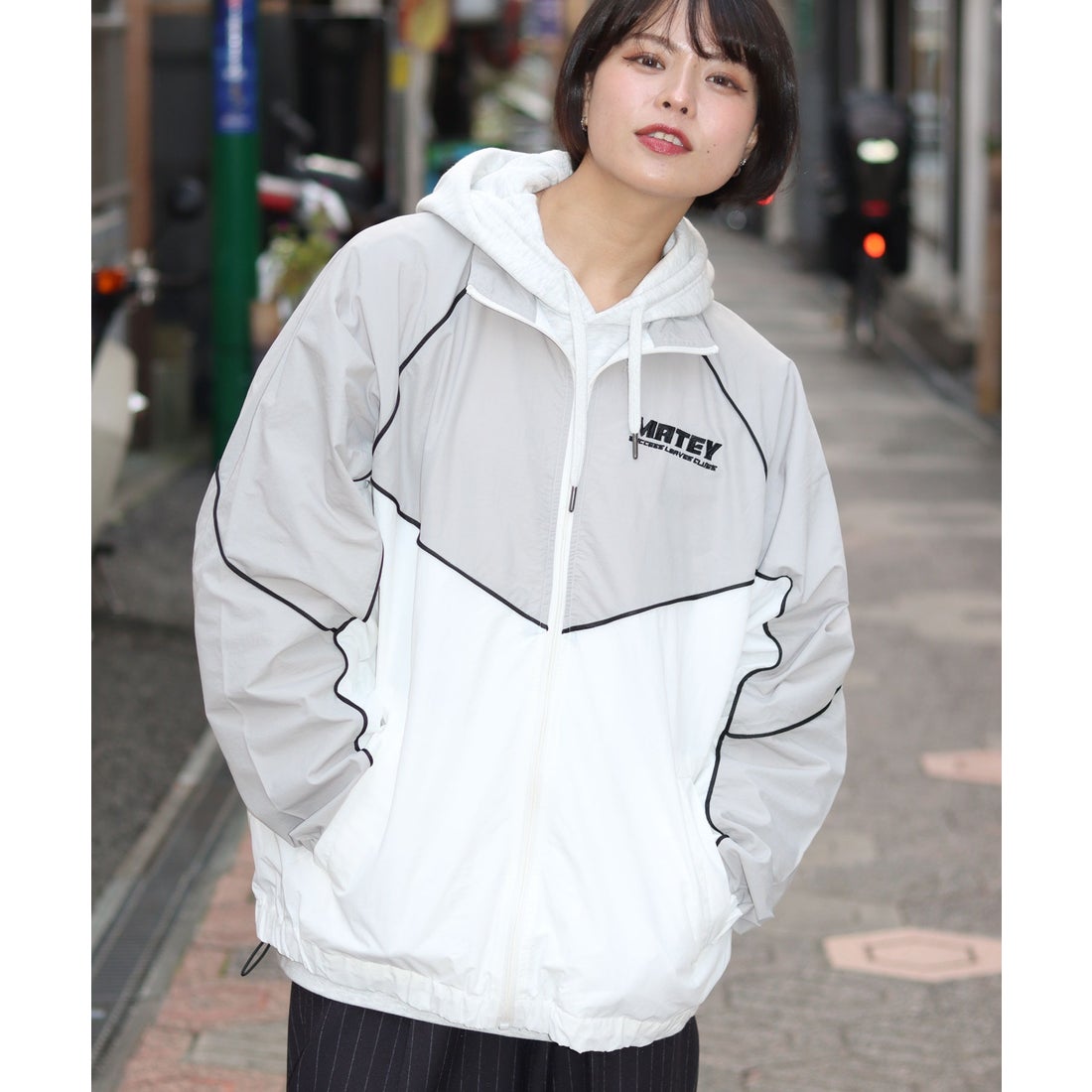 Salong hameu シャカシャカナイロンブルゾン ユニセックス トラック