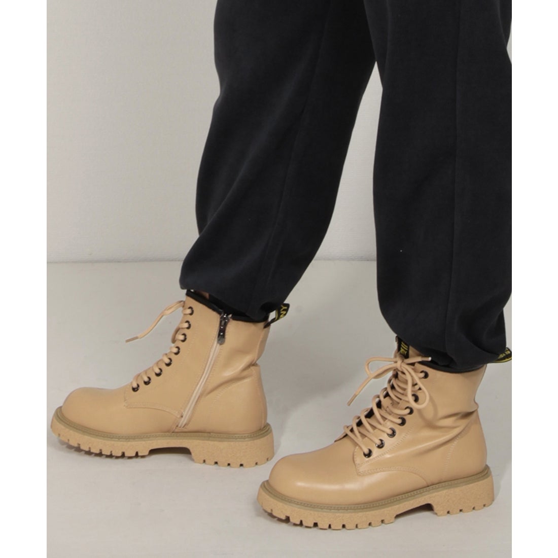 エスイーユー SEU 【22.5cm-25cm】トラックソール レースアップブーツ