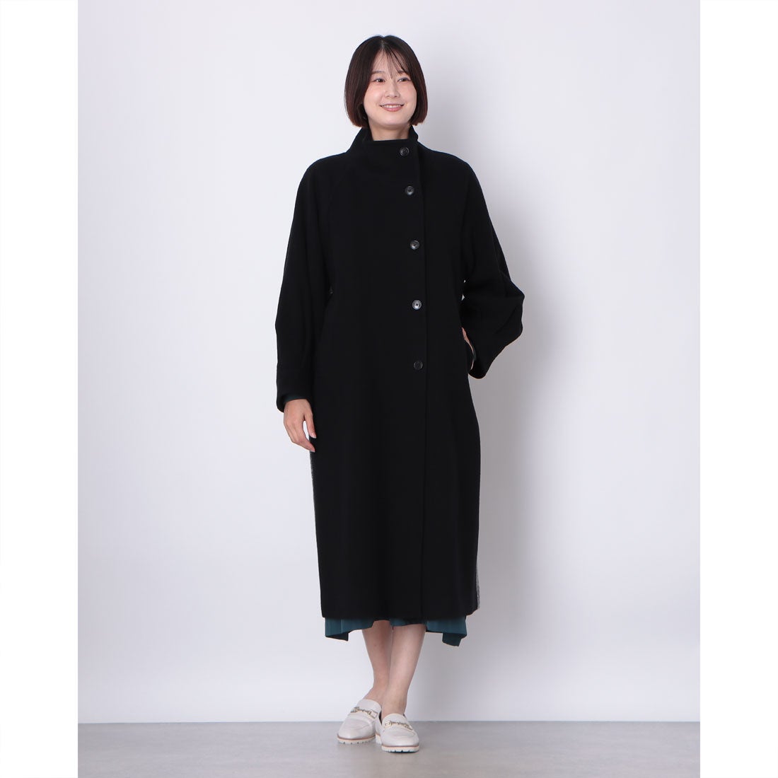 センソユニコ Sensounico LrdR RAW FUDGE コート （ブラック） -waja