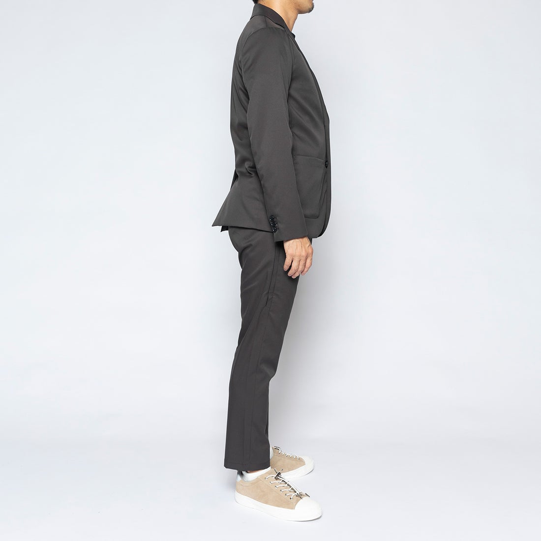 アンクルストレートパンツ・センタープレスなし 【返品不可商品