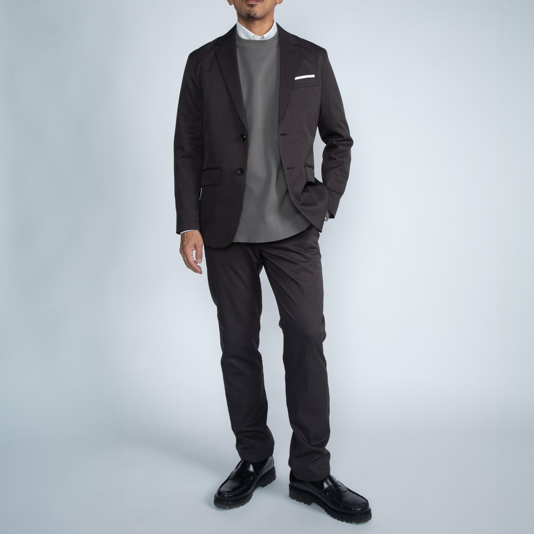 Bizウォームフルレングスパンツ （チャコールグレー） -WWSワーク