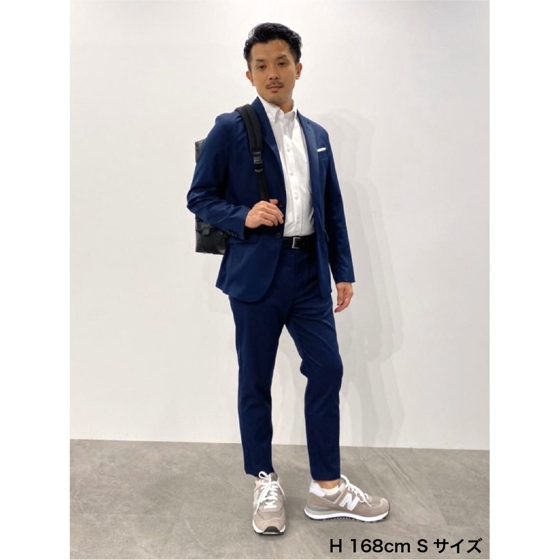 Bizアンクルパンツ （ネイビー） -WWSワークウェアスーツ公式