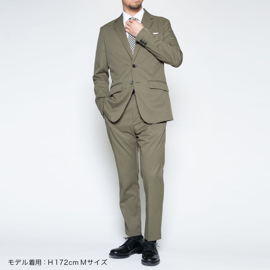 Bizアンクルパンツ （オリーブ） -WWSワークウェアスーツ公式