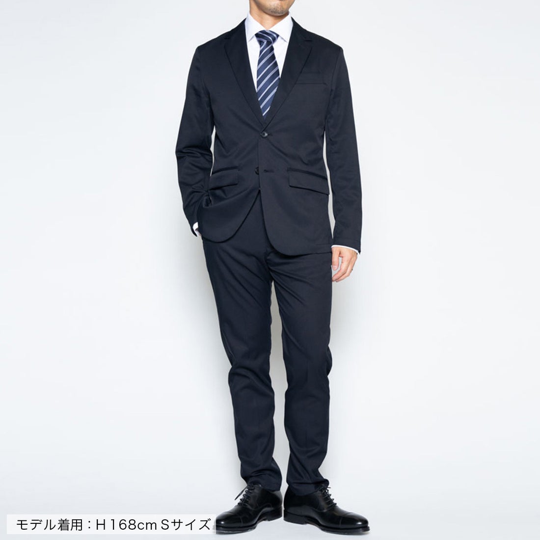 Bizフルレングスパンツ （ダークネイビー） -WWSワークウェアスーツ
