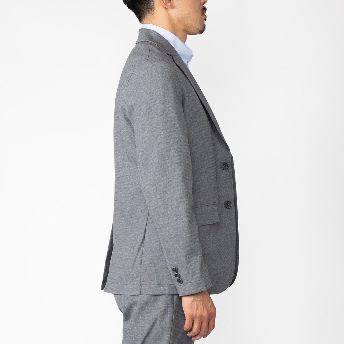 クールテーラードジャケット （ビターグレー） -WWSワークウェアスーツ