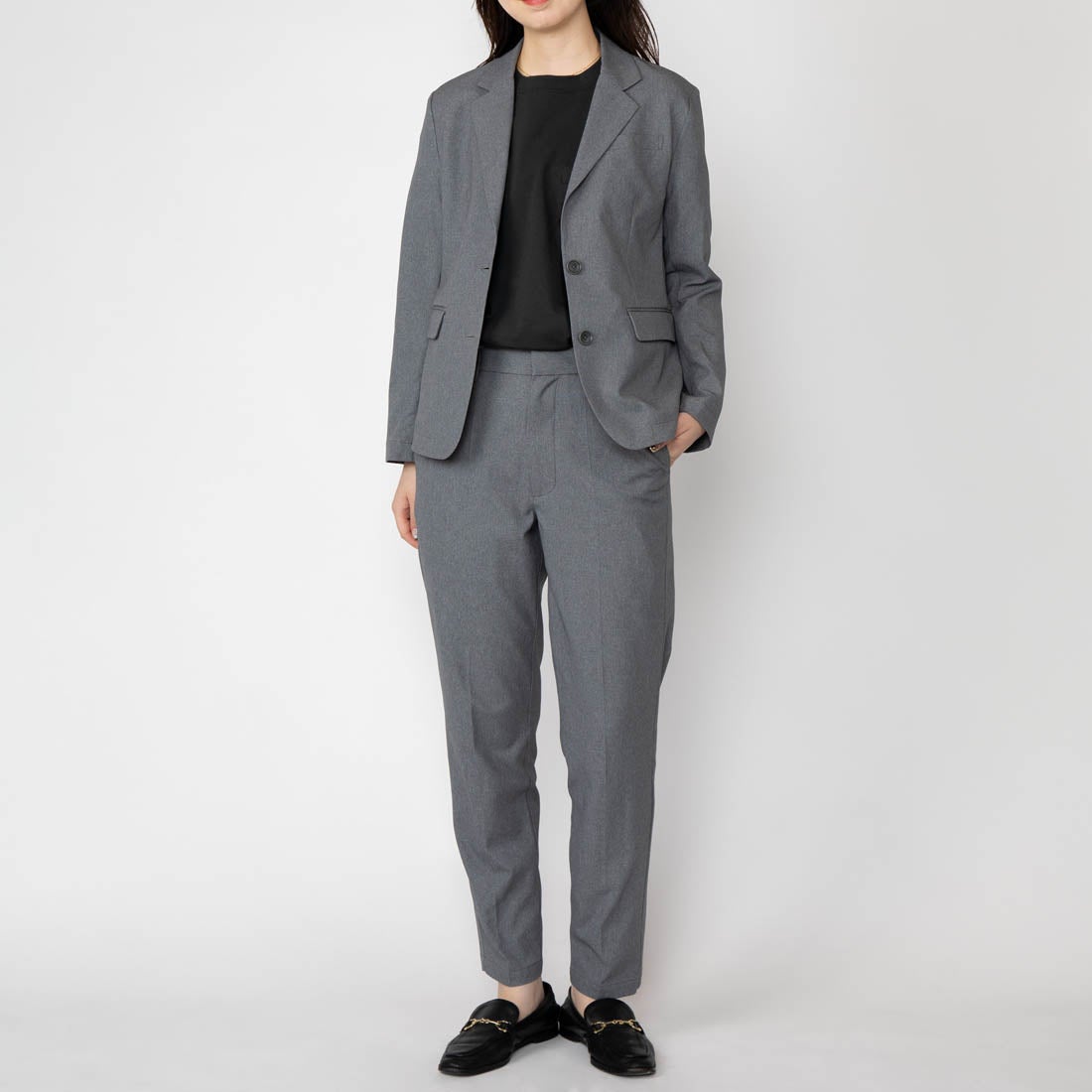 クールテーラードジャケット （ビターグレー） -WWSワークウェアスーツ