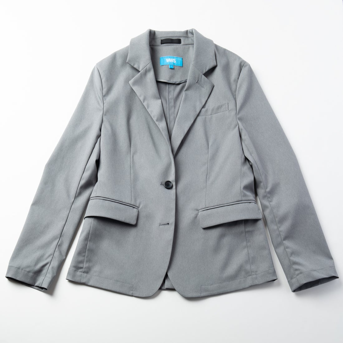 Bizテーラードジャケット 【返品不可商品】 （ビターグレー） -WWS