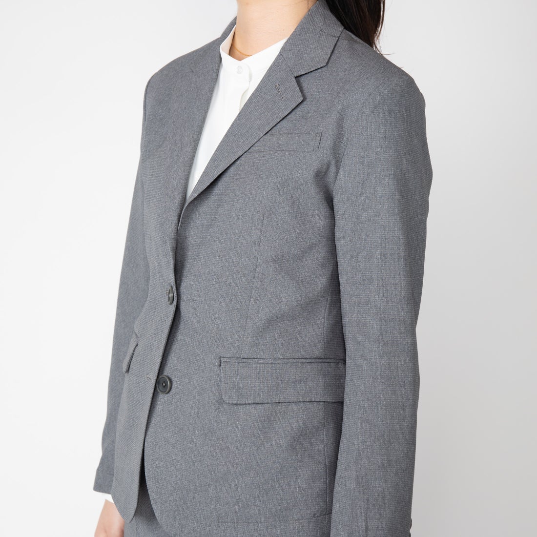 クールテーラードジャケット （ビターグレー） -WWSワークウェアスーツ