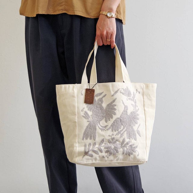 ウーヴン WOVEN 刺繍バッグ スモール トートバッグ otomi-s-bag-gy