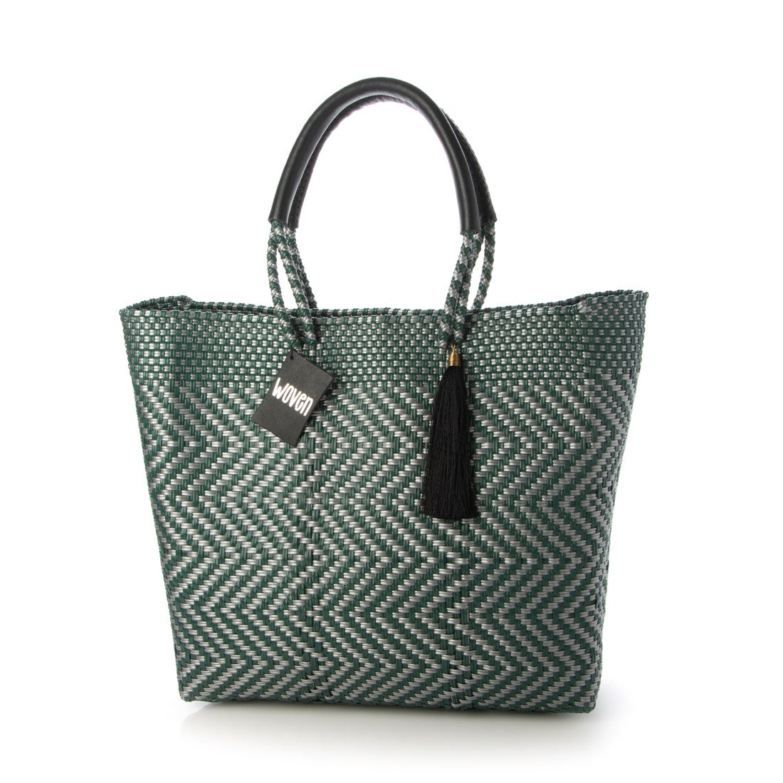 ウーヴン WOVEN メルカドバッグ ミドルトート bk-bag-mid-pl-ver-wav