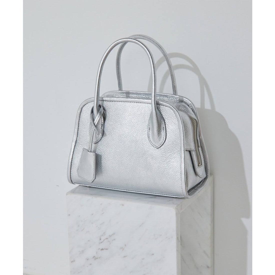 ウィムガゼット Whim Gazette 【Hoaw.】ミニボストンバッグ （silver