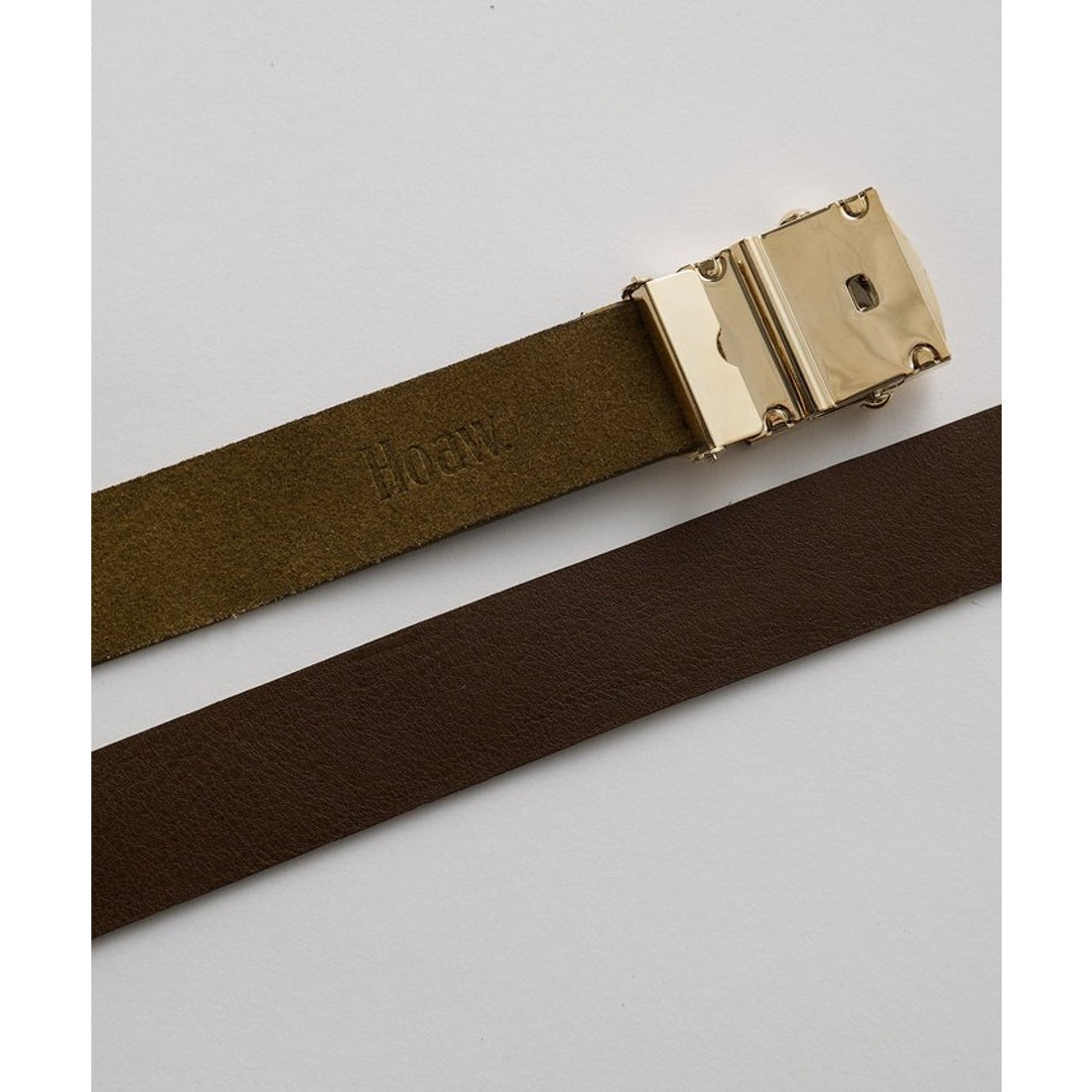 ウィムガゼット Whim Gazette 【Hoaw.】レザーガチャベルト （black(2