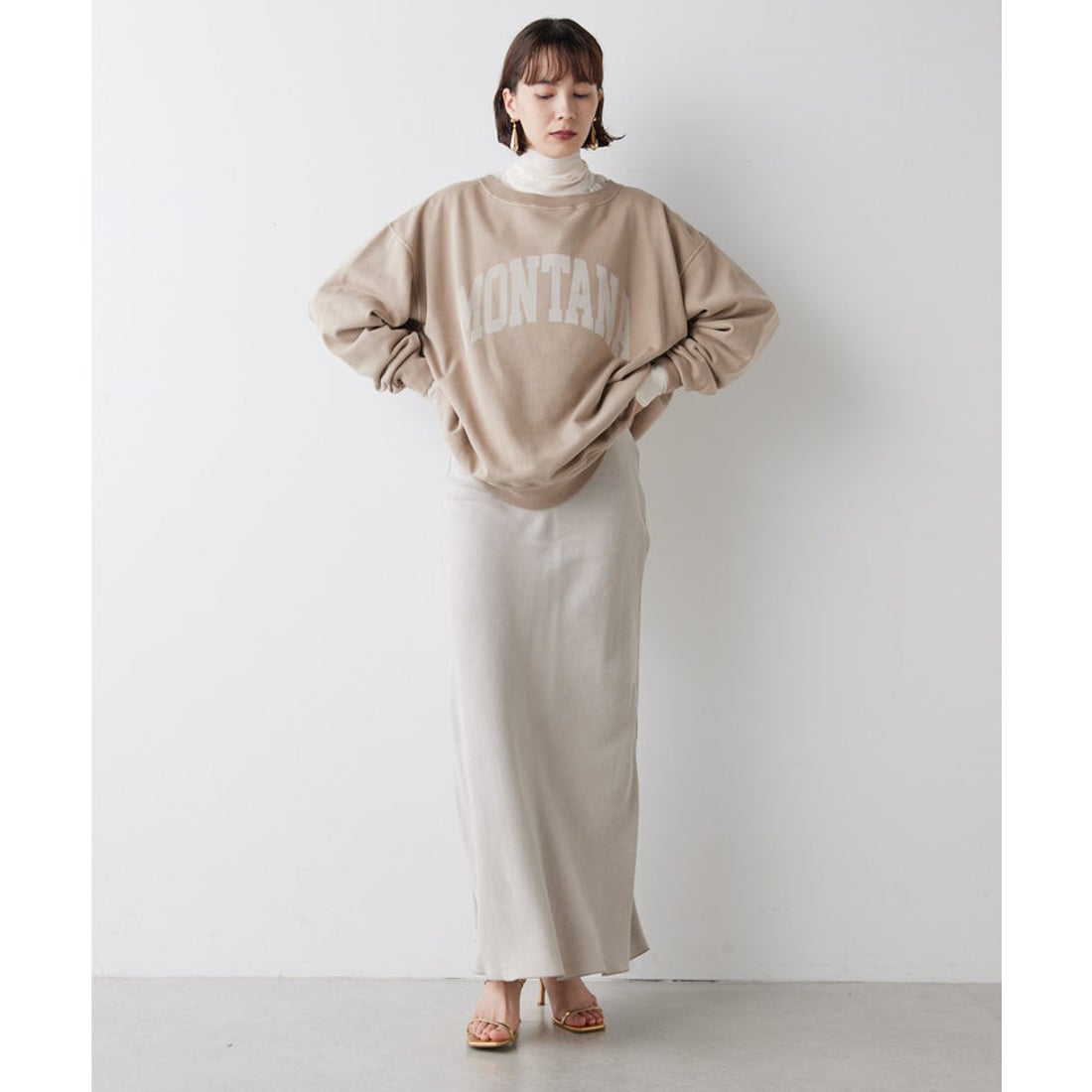 ウィムガゼット Whim Gazette ピグメントロゴウラケプルオーバー