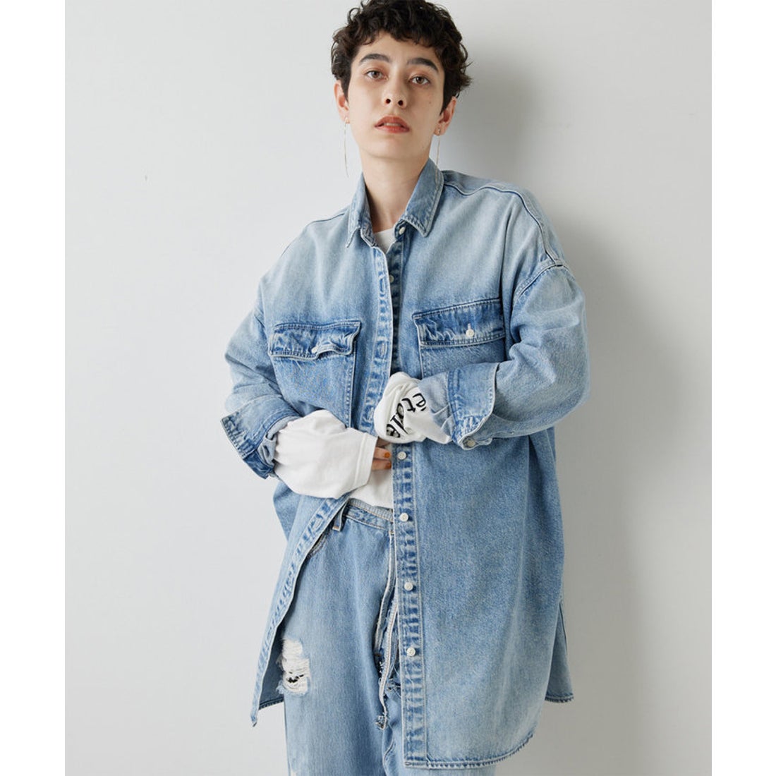 ウィムガゼット Whim Gazette 【15th Anniversary】デニムシャツ