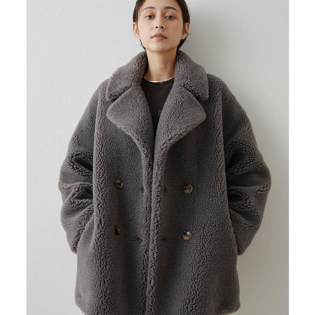 ウィムガゼット Whim Gazette 【THE PAUSE】ボアダブルコート