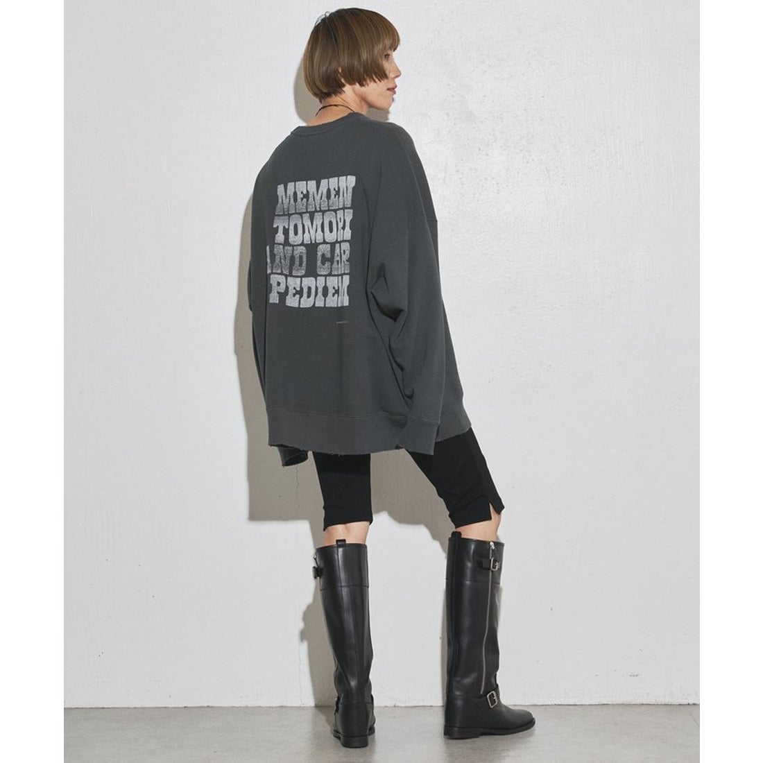 ウィムガゼット Whim Gazette 【GEMINI】オーバーバックプリント