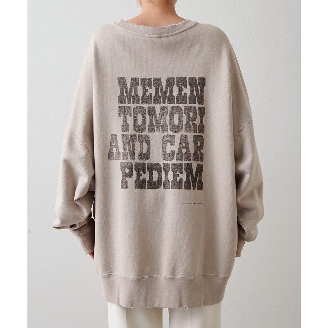 ウィムガゼット Whim Gazette 【GEMINI】オーバーバックプリント