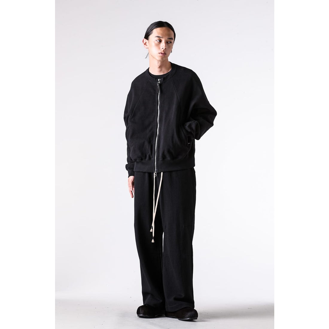 ザ ヴィリディアン The Viridi-anne Cotton Wool Sweat Pants （BLACK