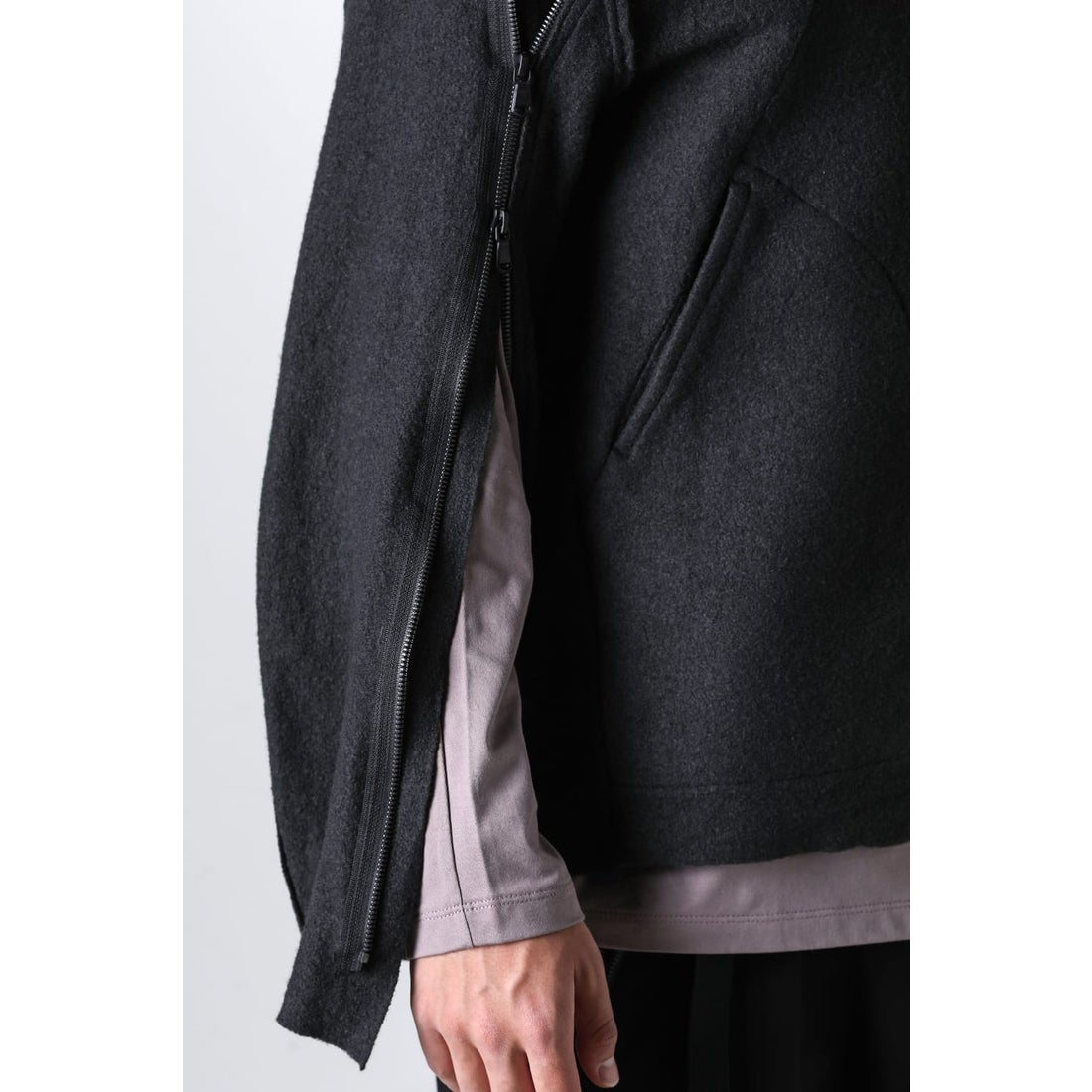 The Viridi-anne Fulling Pullover Jacket （Gray） 通販 大阪/京都