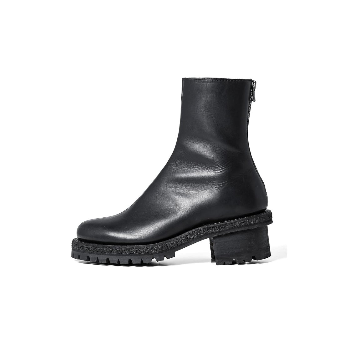 The Viridi-anne BACK ZIP-UP BOOTS （BLACK） 通販 大阪/京都 -FASCINATE
