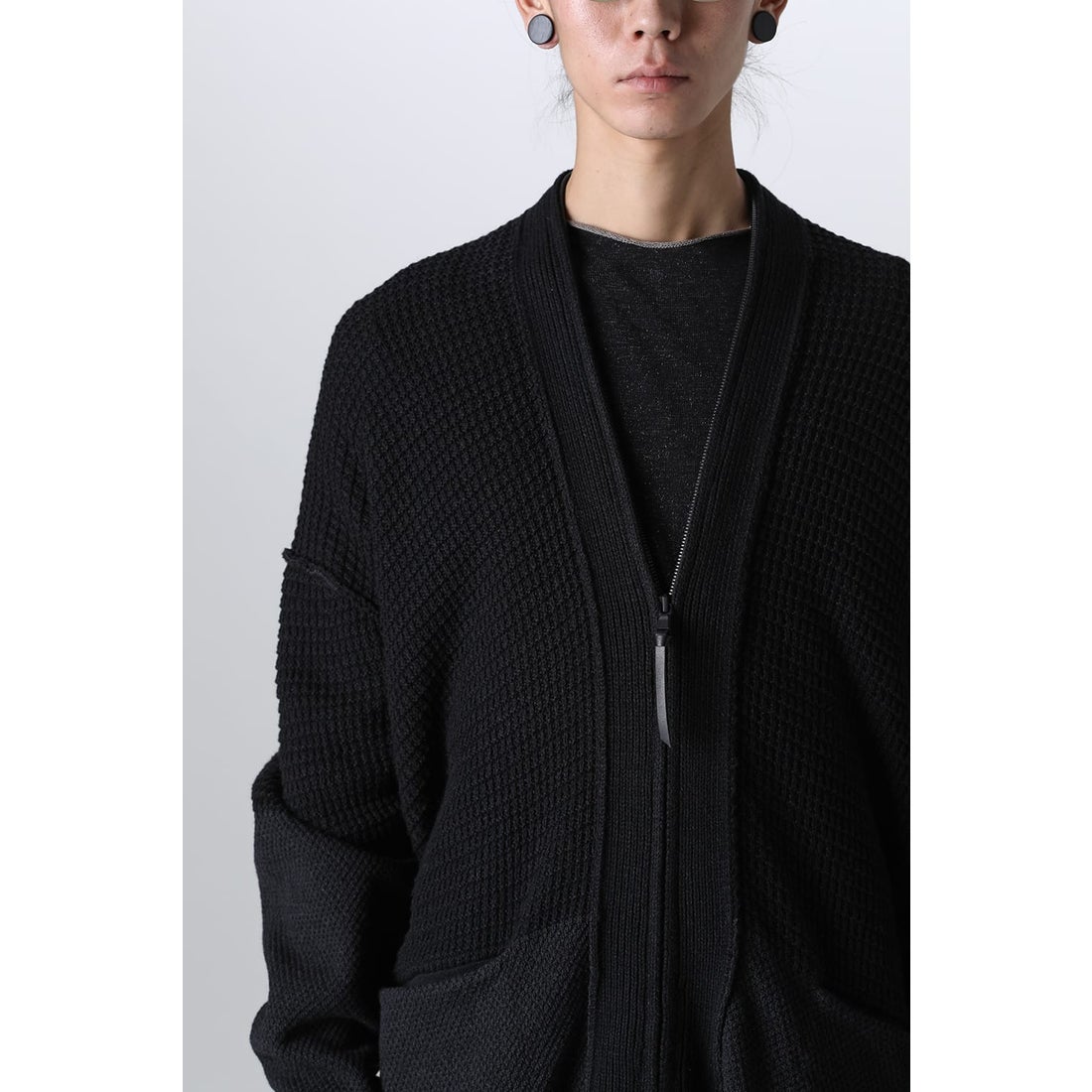 The Viridi-anne 7G Knit Cardigan （Black） 通販 大阪/京都 -FASCINATE