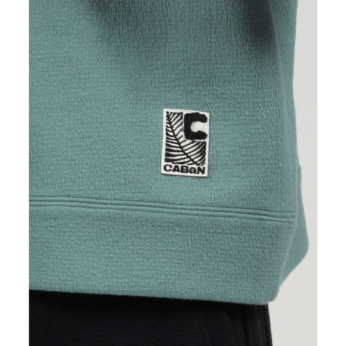キャバン CABaN CABaN ウールコットンダブルフェイス クルーネックプル