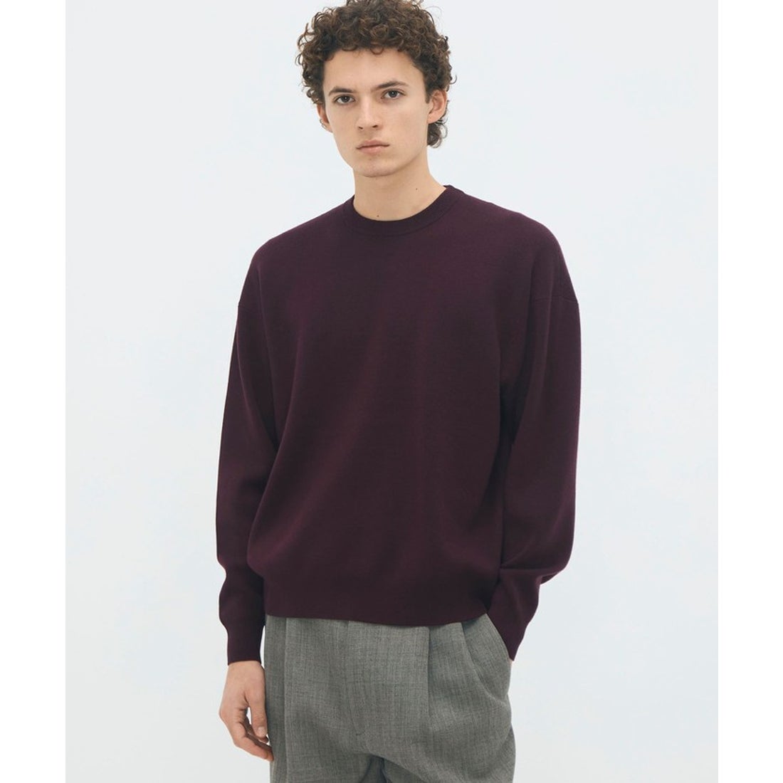 キャバン CABaN コットンカシミヤ クルーネックプルオーバー （59