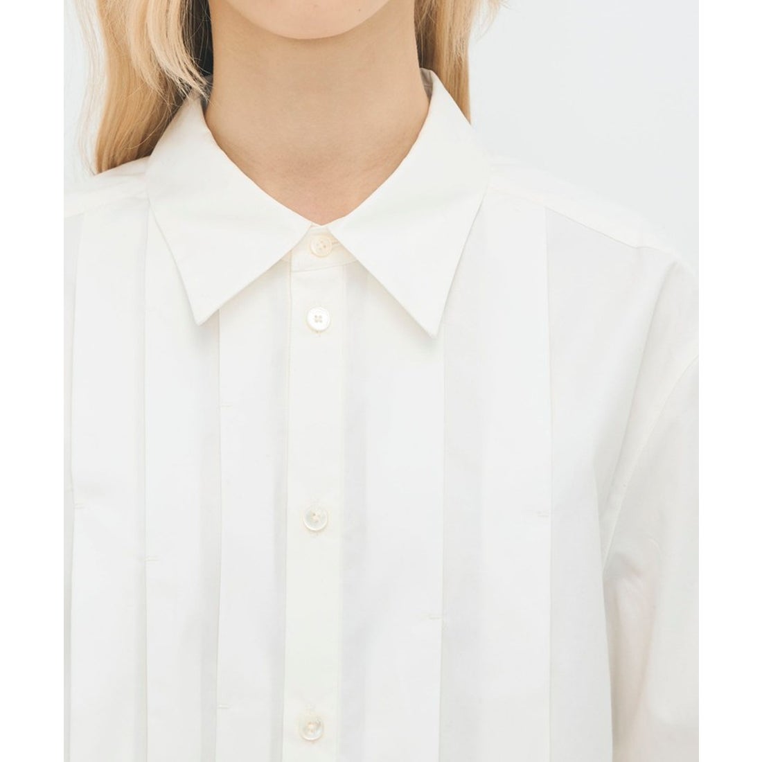 キャバン CABaN コットンシルクタイプライター ランダムダックシャツ