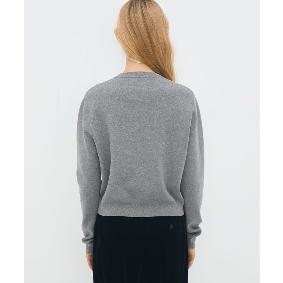 キャバン CABaN CABaN コットンカシミヤ クルーネックカーディガン