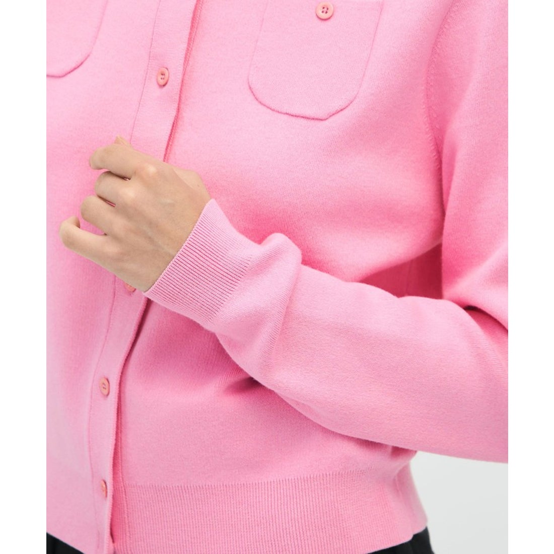 キャバン CABaN CABaN コットンカシミヤ クルーネックカーディガン