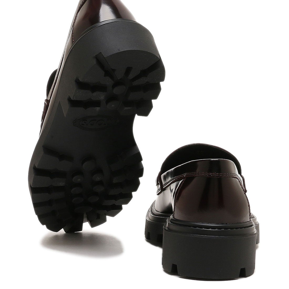 トッズ TOD'S ローファー オックスフォード ワインレッド レディース