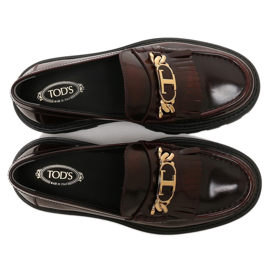 トッズ TOD'S ローファー オックスフォード ワインレッド レディース