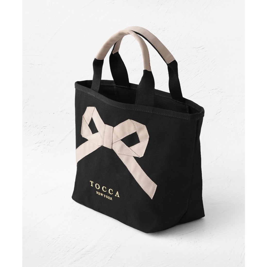 トッカ TOCCA MEMORIES OF TOCCA CANVAS TOTE トートバッグ （ブラック