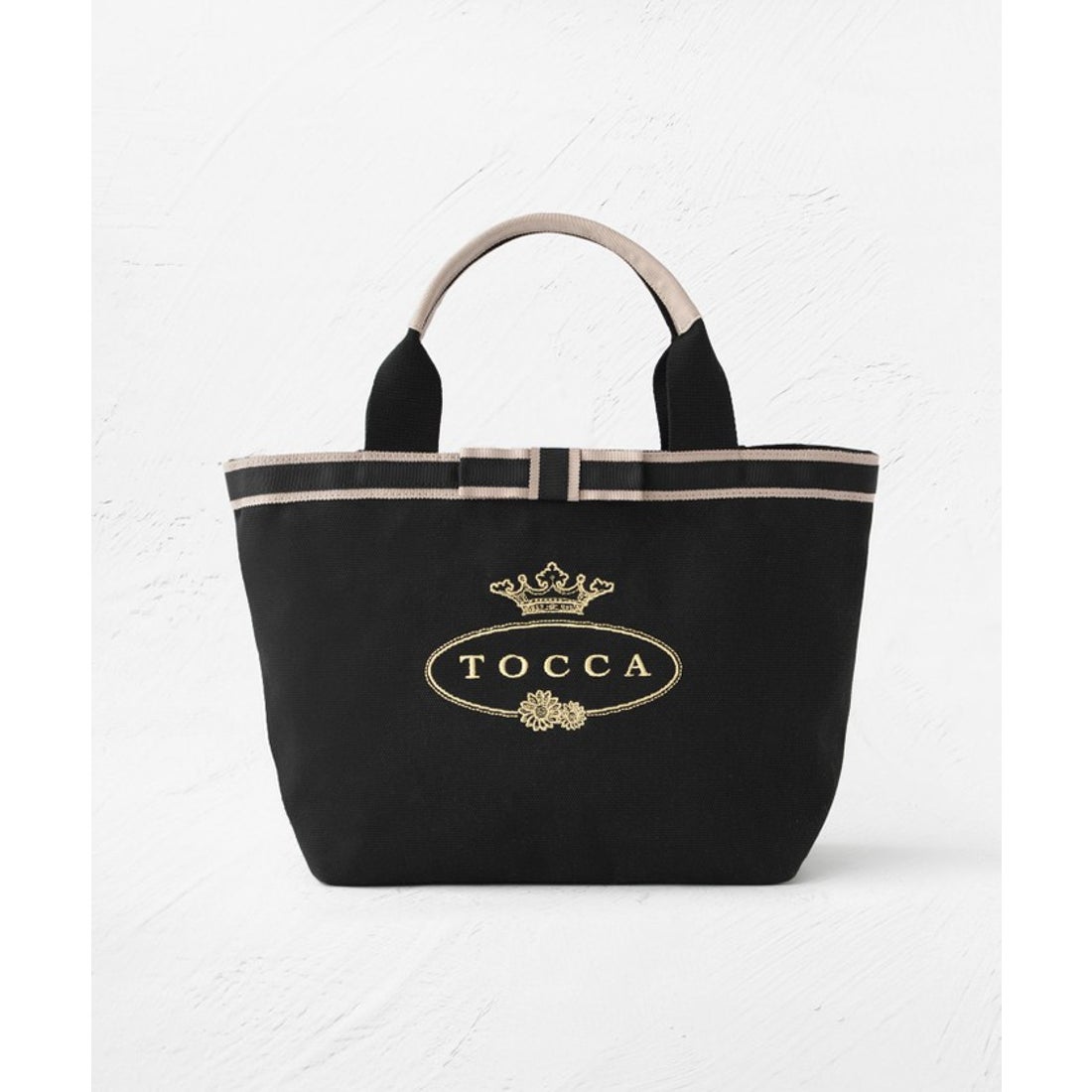 トッカ TOCCA MEMORIES OF TOCCA CANVAS TOTE トートバッグ （ブラック