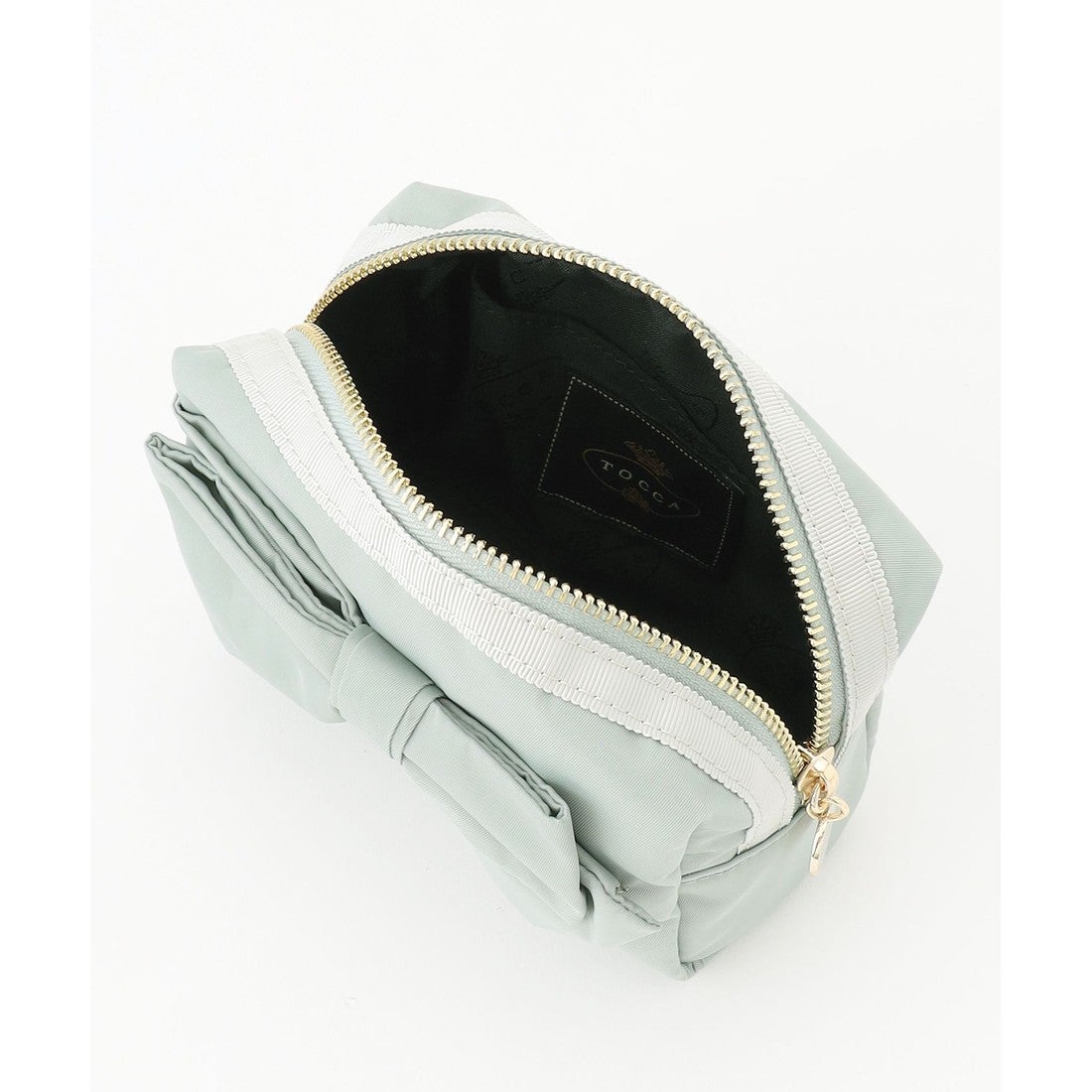 TOCCA RIBBON KNOT POUCH ポーチ （ネイビー系） -靴＆ファッション