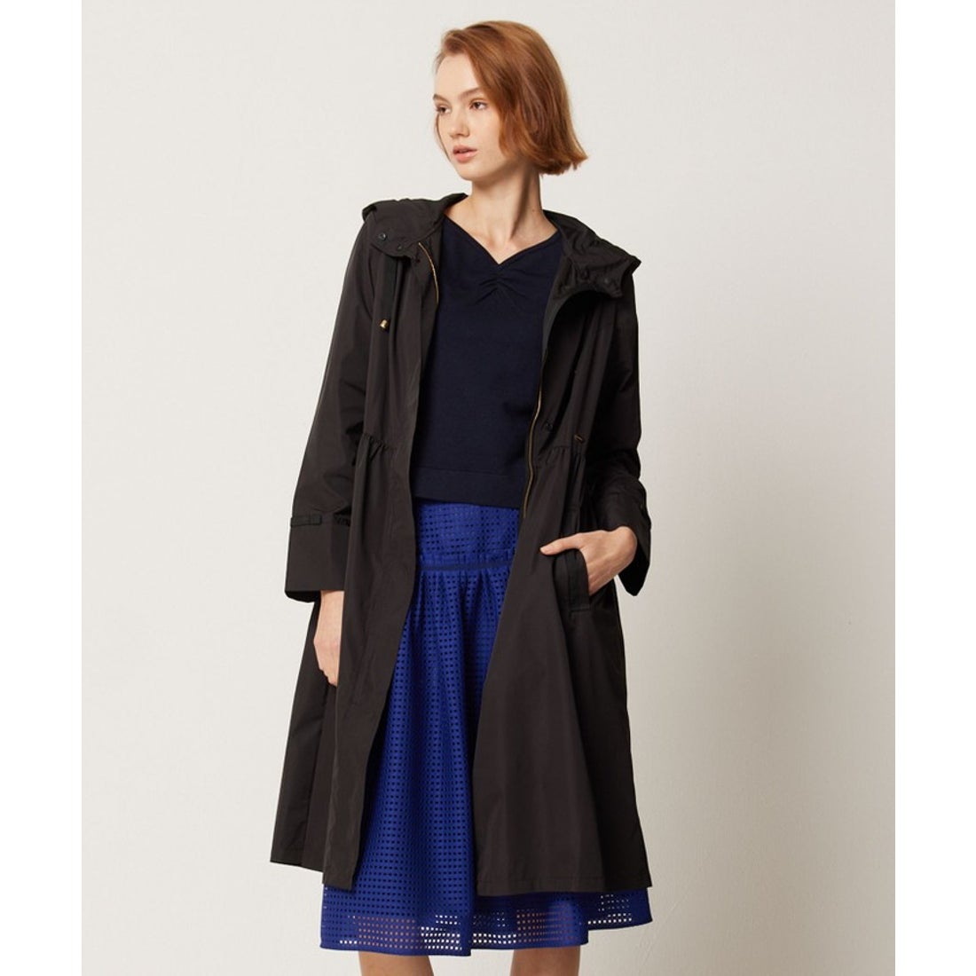 トッカ TOCCA 【撥水＆洗える！】ENVELOPE コート （ブラック系