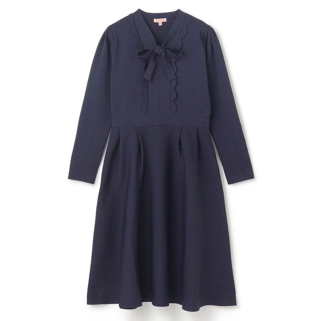 トッカ TOCCA 【洗える！】BAR RIBBON KNIT DRESS ニットドレス