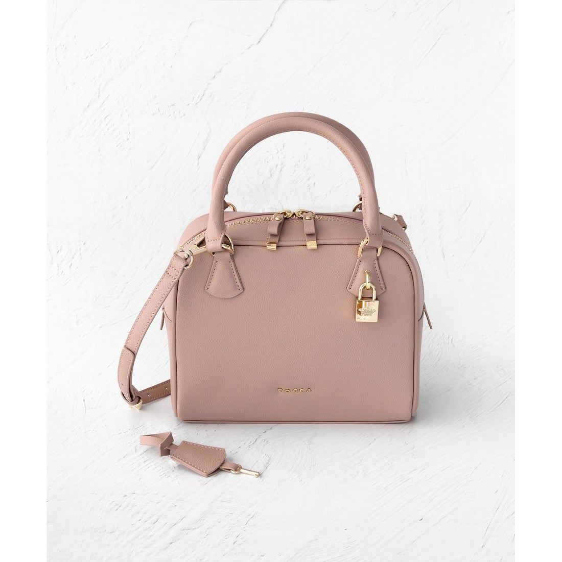 TOCCA HAPPY KEY MINI BOSTONBAG ミニ ボストンバッグ （ピンク系