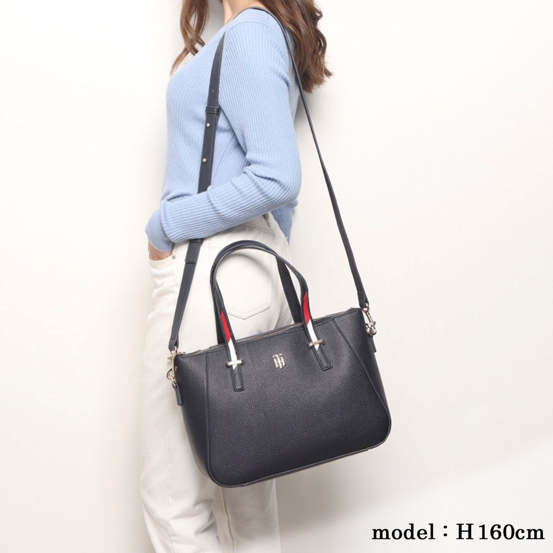 トミー ヒルフィガー TOMMY HILFIGER 2WAYサッチェルバッグ （ネイビー