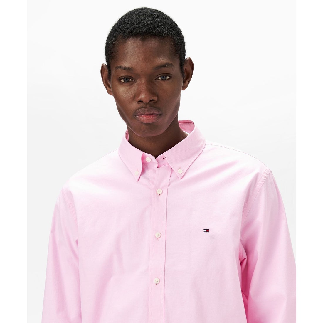 トミー ヒルフィガー TOMMY HILFIGER オックスフォードソリッドロング