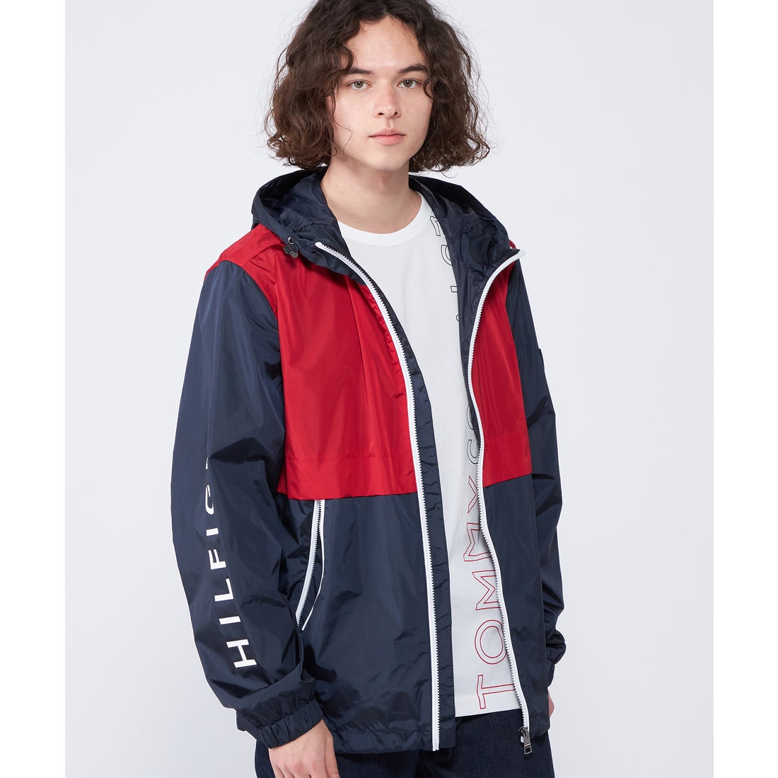 トミー ヒルフィガー TOMMY HILFIGER パッカブルカラーブロック